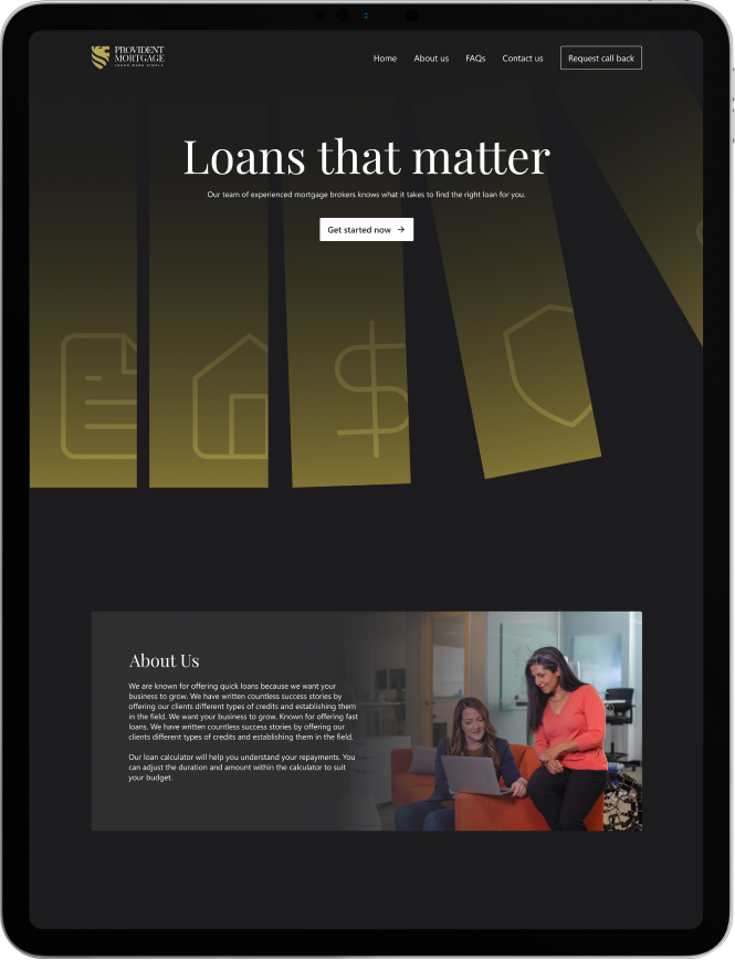 Provident-Mortgage-Website-Design